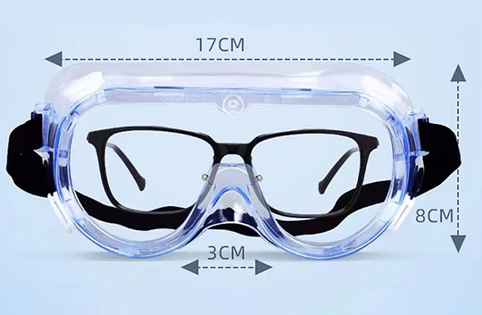 Aizsargbrilles aizsardzībai pret putekļiem un ultravioleto starojumu2